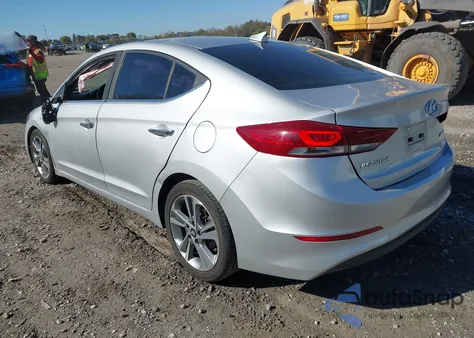 2017 Hyundai Elantra Limited z USA, uszkodzony, nr VIN KMHD84LF8HU223906